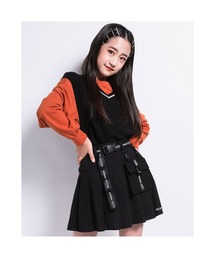 ZIDDY | ZIDDY/アジャスター ポケット 付き プリーツスカートパンツ　( 130cm 140cm 150cm 160cm )(スカート)