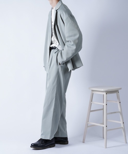 kutir(クティール)の「ダブルジャケット setup(テーラードジャケット・メンズ・チャコールグレー/ライトブルー/ブラウン・MEDIUM/LARGE)」の20枚目の写真