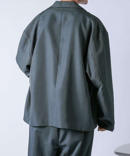 kutir(クティール)の「ダブルジャケット setup(テーラードジャケット・メンズ・チャコールグレー/ライトブルー/ブラウン・MEDIUM/LARGE)」の10枚目の写真