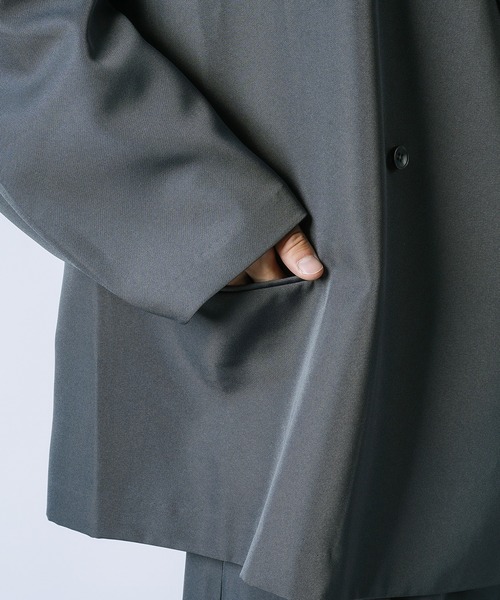 kutir(クティール)の「ダブルジャケット setup(テーラードジャケット・メンズ・チャコールグレー/ライトブルー/ブラウン・MEDIUM/LARGE)」の16枚目の写真