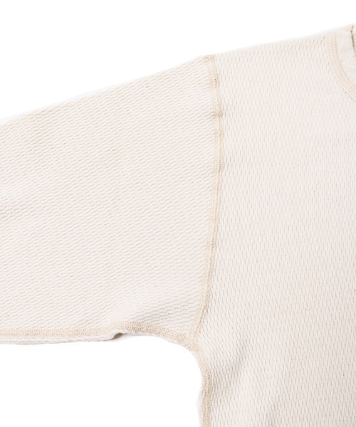 【セール】【MADE IN USA】L/S THERMAL CREW 22FW / ロングスリーブ サーマル クルー 22FW（Tシャツ/カットソー）｜Goodwear(Since1983)（グッドウェア）