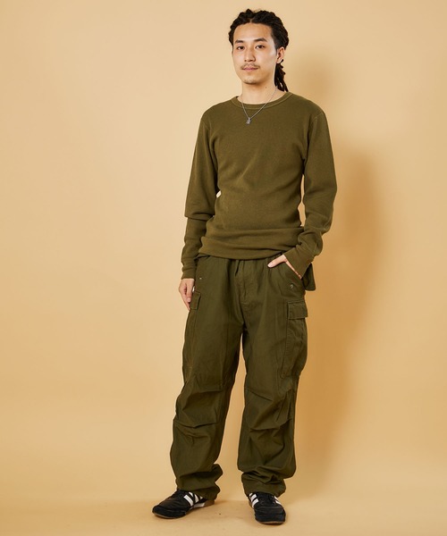 【セール】【MADE IN USA】L/S THERMAL CREW 22FW / ロングスリーブ サーマル クルー 22FW（Tシャツ/カットソー）｜Goodwear(Since1983)（グッドウェア）