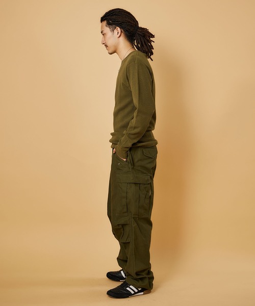 【セール】【MADE IN USA】L/S THERMAL CREW 22FW / ロングスリーブ サーマル クルー 22FW（Tシャツ/カットソー）｜Goodwear(Since1983)（グッドウェア）