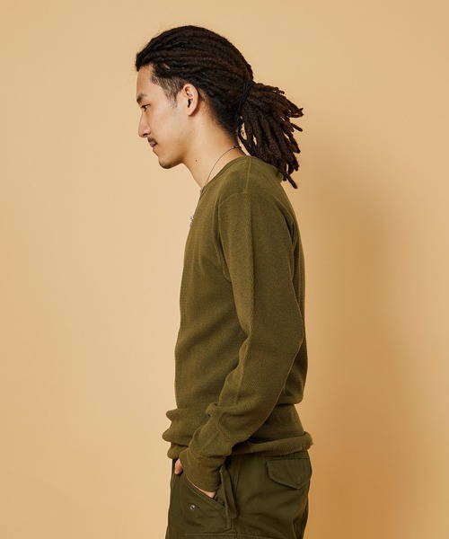 【セール】【MADE IN USA】L/S THERMAL CREW 22FW / ロングスリーブ サーマル クルー 22FW（Tシャツ/カットソー）｜Goodwear(Since1983)（グッドウェア）