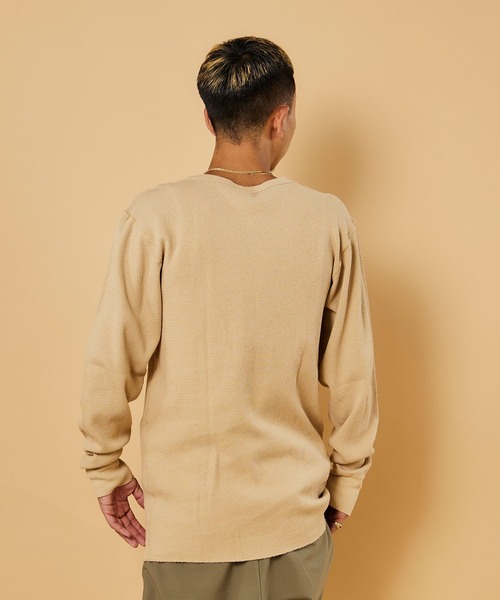 【セール】【MADE IN USA】L/S THERMAL CREW 22FW / ロングスリーブ サーマル クルー 22FW（Tシャツ/カットソー）｜Goodwear(Since1983)（グッドウェア）