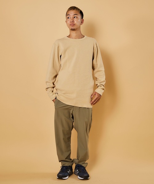 【セール】【MADE IN USA】L/S THERMAL CREW 22FW / ロングスリーブ サーマル クルー 22FW（Tシャツ/カットソー）｜Goodwear(Since1983)（グッドウェア）
