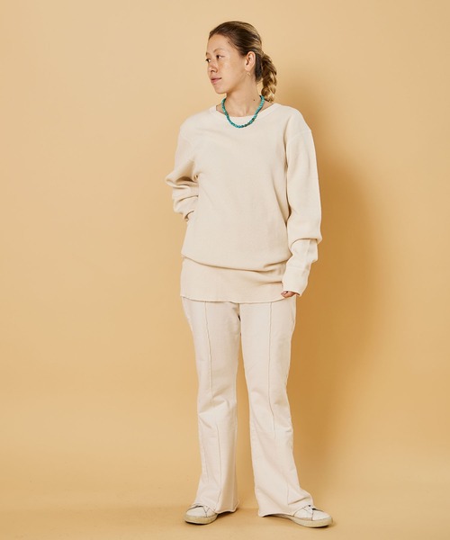 【セール】【MADE IN USA】L/S THERMAL CREW 22FW / ロングスリーブ サーマル クルー 22FW（Tシャツ/カットソー）｜Goodwear(Since1983)（グッドウェア）