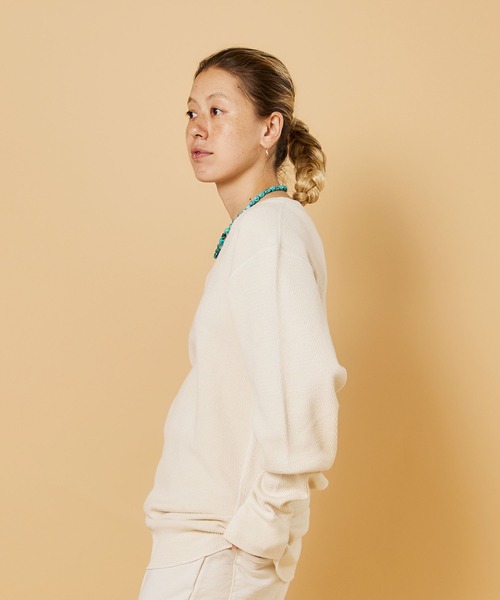 【セール】【MADE IN USA】L/S THERMAL CREW 22FW / ロングスリーブ サーマル クルー 22FW（Tシャツ/カットソー）｜Goodwear(Since1983)（グッドウェア）