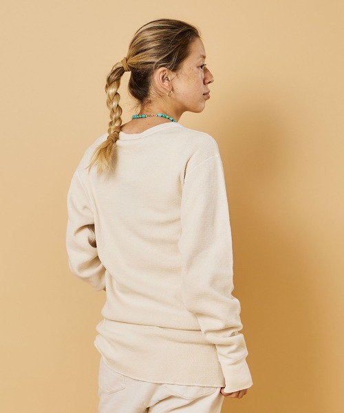 【セール】【MADE IN USA】L/S THERMAL CREW 22FW / ロングスリーブ サーマル クルー 22FW（Tシャツ/カットソー）｜Goodwear(Since1983)（グッドウェア）