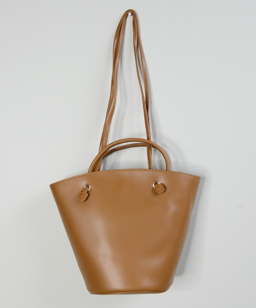 shopnikoniko（ショップニコニコ）の「2wayバケットバッグ（ショルダーバッグ・レディース・ベージュ/ブラック/ブラウン・フリー）」の6枚目の写真