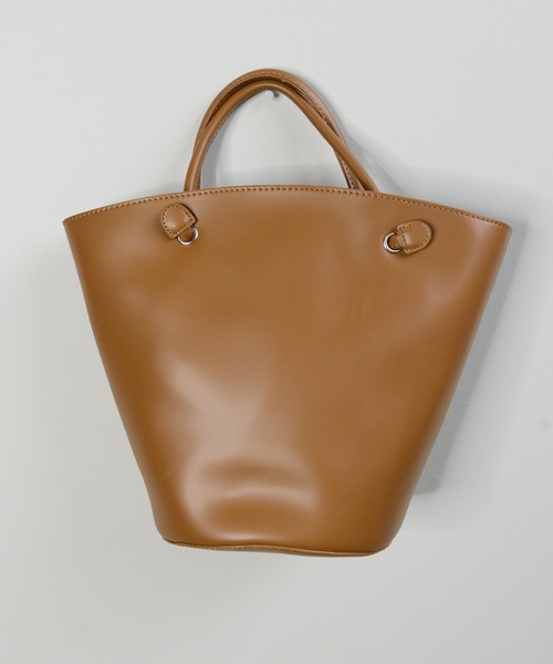 shopnikoniko（ショップニコニコ）の「2wayバケットバッグ（ショルダーバッグ・レディース・ベージュ/ブラック/ブラウン・フリー）」の8枚目の写真