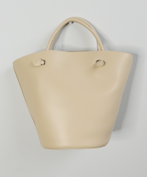 shopnikoniko（ショップニコニコ）の「2wayバケットバッグ（ショルダーバッグ・レディース・ベージュ/ブラック/ブラウン・フリー）」の14枚目の写真