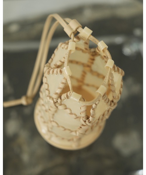 TODAYFUL(トゥデイフル)の「PVCパッチワークパース(ハンドバッグ・レディース・ナチュラル/ダークブラウン・FREE)」の12枚目の写真