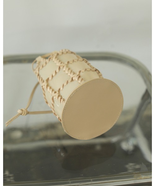 TODAYFUL(トゥデイフル)の「PVCパッチワークパース(ハンドバッグ・レディース・ナチュラル/ダークブラウン・FREE)」の6枚目の写真