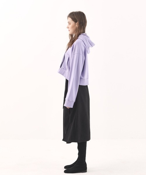 manavis7(マナビスセブン)の「【MANAVIS7 】BANDING SUEDE WRAP SKIRT / バンディングスエード ラップスカート(スカート・レディース・ブラック/ベージュ・FREE)」の6枚目の写真