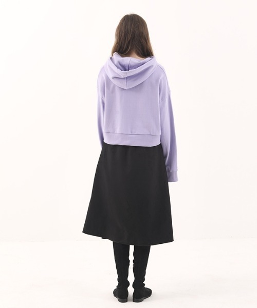 manavis7(マナビスセブン)の「【MANAVIS7 】BANDING SUEDE WRAP SKIRT / バンディングスエード ラップスカート(スカート・レディース・ブラック/ベージュ・FREE)」の7枚目の写真