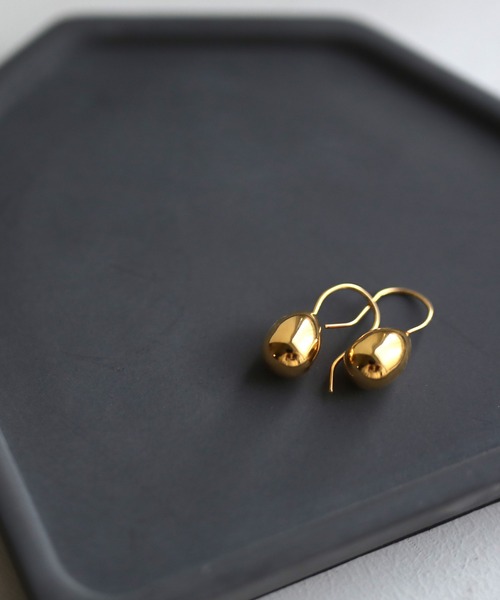 select MOCA(セレクトモカ)の「ニュアンスドロップピアス(ピアス(両耳用)・レディース・シルバー/ゴールド・FREE)」の7枚目の写真