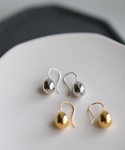 select MOCA(セレクトモカ)の「ニュアンスドロップピアス(ピアス(両耳用)・レディース・シルバー/ゴールド・FREE)」の11枚目の写真