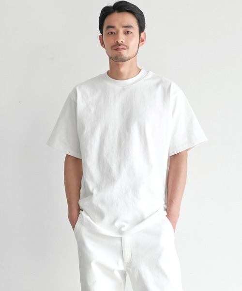 coca（coca）（コカ）の「USAコットン　ヘビーウェイトベーシックTシャツ（Tシャツ/カットソー・メンズ・ホワイト/ブラック/ネイビー/グリーン・SMALL/MEDIUM/LARGE）」の2枚目の写真