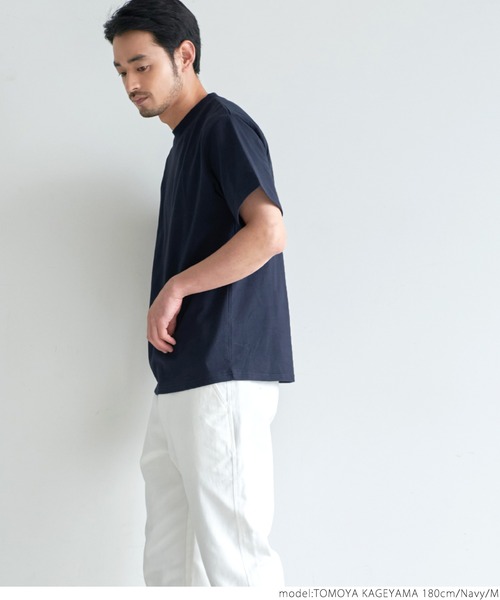 coca（coca）（コカ）の「USAコットン　ヘビーウェイトベーシックTシャツ（Tシャツ/カットソー・メンズ・ホワイト/ブラック/ネイビー/グリーン・SMALL/MEDIUM/LARGE）」の14枚目の写真