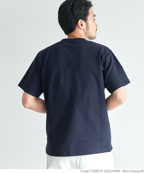 coca（coca）（コカ）の「USAコットン　ヘビーウェイトベーシックTシャツ（Tシャツ/カットソー・メンズ・ホワイト/ブラック/ネイビー/グリーン・SMALL/MEDIUM/LARGE）」の15枚目の写真