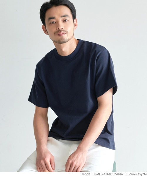 coca（coca）（コカ）の「USAコットン　ヘビーウェイトベーシックTシャツ（Tシャツ/カットソー・メンズ・ホワイト/ブラック/ネイビー/グリーン・SMALL/MEDIUM/LARGE）」の16枚目の写真