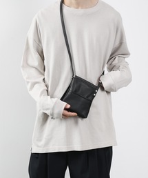 KAZUYUKI KUMAGAI ATTACHMENT | KIP LEATHER LEATHER NECK POUCH(ショルダーバッグ)