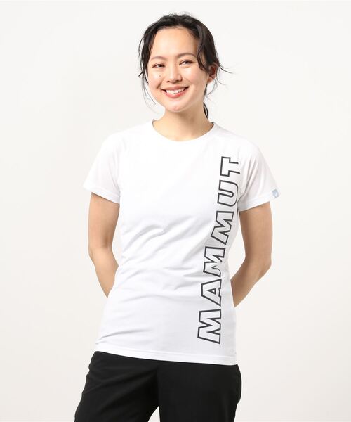 tシャツ QD ロゴ プリント Tシャツ AF ウィメン / QD Logo Print T-Shirt AF Women / 速乾 レディース QD ロゴ プリント Tシャツ AF ウィメン / QD Logo Print T-Shirt