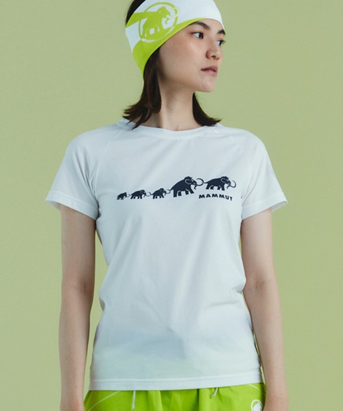tシャツ QD ロゴ プリント Tシャツ AF ウィメン / QD Logo Print T-Shirt AF Women / 速乾 レディース QD ロゴ プリント Tシャツ AF ウィメン / QD Logo Print T-Shirt