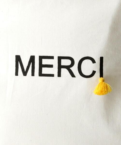 Fatima morocco（ファティマモロッコ）の「＜Fatima Morocco＞ ロゴプリント MINIタッセル エコバッグ（エコバッグ/サブバッグ・レディース・ブラック/イエロー/ピンク・FREE）」の4枚目の写真