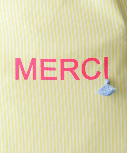 Fatima morocco（ファティマモロッコ）の「＜Fatima Morocco＞ ロゴプリント MINIタッセル エコバッグ（エコバッグ/サブバッグ・レディース・ブラック/イエロー/ピンク・FREE）」の15枚目の写真