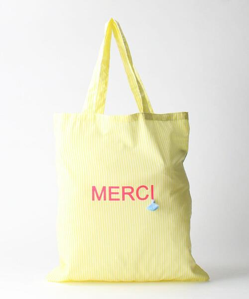 Fatima morocco（ファティマモロッコ）の「＜Fatima Morocco＞ ロゴプリント MINIタッセル エコバッグ（エコバッグ/サブバッグ・レディース・ブラック/イエロー/ピンク・FREE）」の17枚目の写真