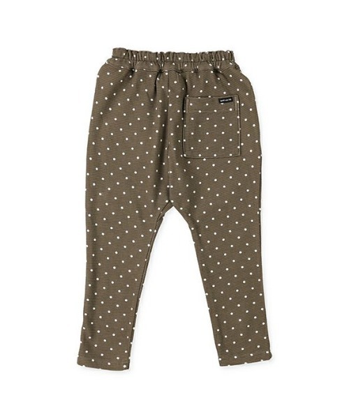 quoti use fith（クゥオティ　ユース　フィス）の「ベビーウェーブ ドットロングパンツ（スウェットパンツ・キッズ・ベージュ/ブラック/カーキ・100/110/90/120/130/80）」の19枚目の写真