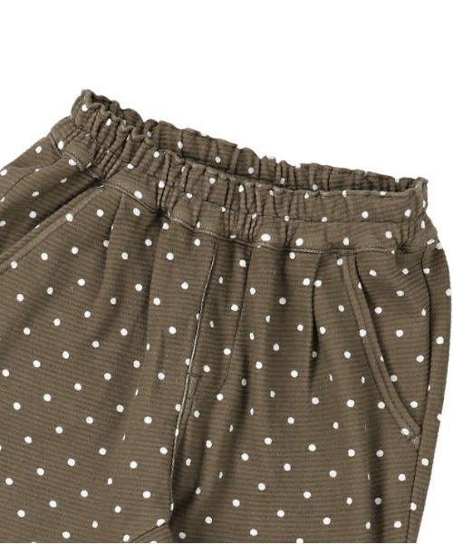 quoti use fith（クゥオティ　ユース　フィス）の「ベビーウェーブ ドットロングパンツ（スウェットパンツ・キッズ・ベージュ/ブラック/カーキ・100/110/90/120/130/80）」の20枚目の写真