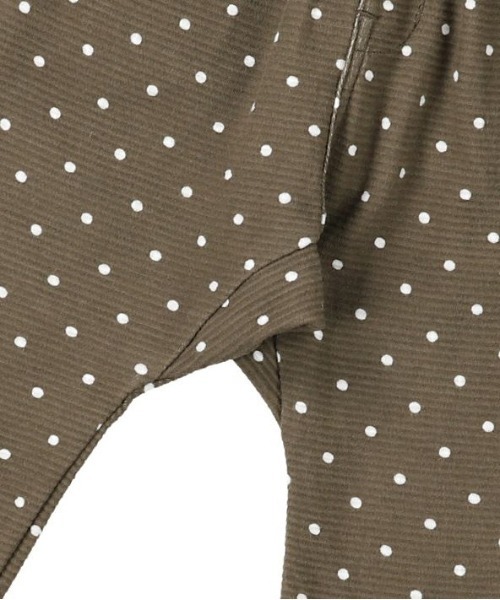 quoti use fith（クゥオティ　ユース　フィス）の「ベビーウェーブ ドットロングパンツ（スウェットパンツ・キッズ・ベージュ/ブラック/カーキ・100/110/90/120/130/80）」の21枚目の写真