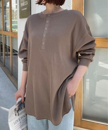 Meli rich（メリーリッチ）の「前後で着れる。2wayワッフルロングスリーブT（Tシャツ/カットソー・レディース）」