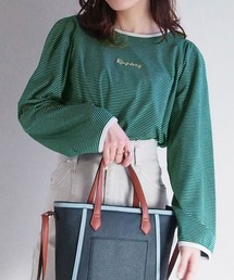 179/WG | ボーダーロングスリーブTシャツ(Tシャツ/カットソー)
