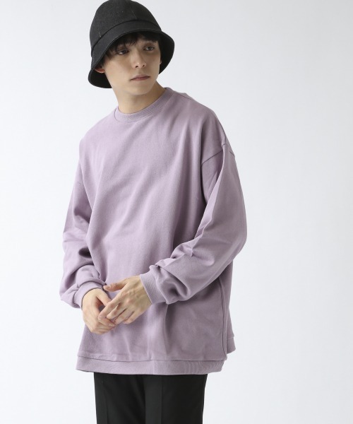 RAGEBLUE(レイジブルー)の「<撥水加工>アクアプロテック裏毛スウェットクルー/930914(スウェット・メンズ・グリーン/パープル/オフホワイト/その他19・MEDIUM/LARGE)」の1枚目の写真