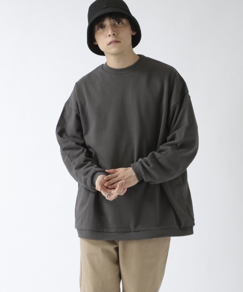 RAGEBLUE(レイジブルー)の「<撥水加工>アクアプロテック裏毛スウェットクルー/930914(スウェット・メンズ・グリーン/パープル/オフホワイト/その他19・MEDIUM/LARGE)」の14枚目の写真