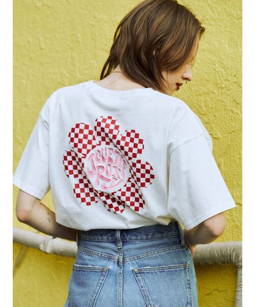 ROXY（ロキシー）の「ROXY BIG Tシャツ（Tシャツ/カットソー・レディース・イエロー/オフホワイト/ブラック・FREE）」の2枚目の写真