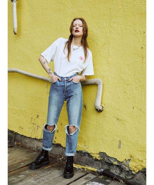 ROXY（ロキシー）の「ROXY BIG Tシャツ（Tシャツ/カットソー・レディース・イエロー/オフホワイト/ブラック・FREE）」の7枚目の写真