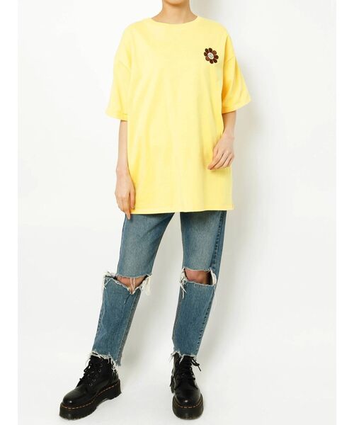 ROXY（ロキシー）の「ROXY BIG Tシャツ（Tシャツ/カットソー・レディース・イエロー/オフホワイト/ブラック・FREE）」の12枚目の写真