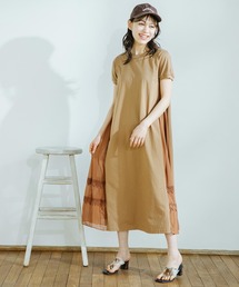MILKFED. | SIDE PLEATED DRESS(ワンピース)