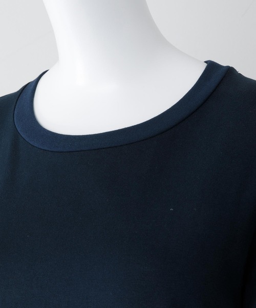 MILKFED.（ミルクフェド）の「SIDE PLEATED DRESS（ワンピース・レディース・ベージュ/ネイビー・ONE SIZE）」の18枚目の写真