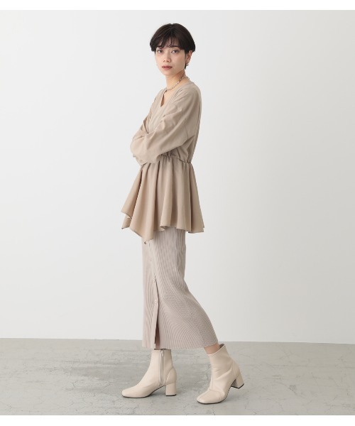 BOTTEGA VENETA ストライプ・ニットミディスカート Bottega Veneta for Women | REVERSIBLE