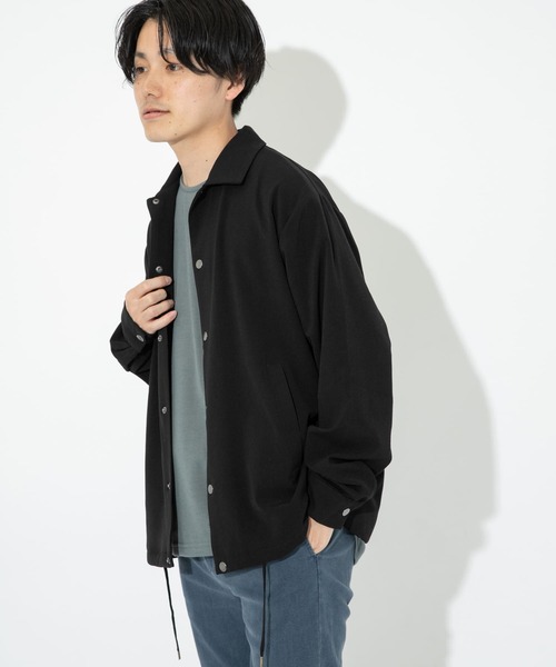 ITEMS URBANRESEARCH（アイテムズ アーバンリサーチ）の「TRコーチジャケット（ブルゾン・メンズ・オフホワイト/グレー/ブラック/グリーン・LARGE/MEDIUM）」の9枚目の写真