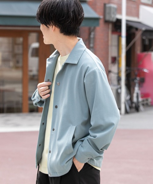 ITEMS URBANRESEARCH（アイテムズ アーバンリサーチ）の「TRコーチジャケット（ブルゾン・メンズ・オフホワイト/グレー/ブラック/グリーン・LARGE/MEDIUM）」の12枚目の写真