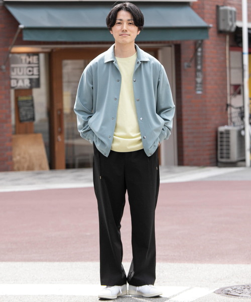 ITEMS URBANRESEARCH（アイテムズ アーバンリサーチ）の「TRコーチジャケット（ブルゾン・メンズ・オフホワイト/グレー/ブラック/グリーン・LARGE/MEDIUM）」の13枚目の写真