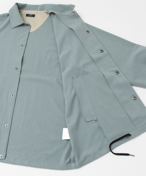 ITEMS URBANRESEARCH（アイテムズ アーバンリサーチ）の「TRコーチジャケット（ブルゾン・メンズ・オフホワイト/グレー/ブラック/グリーン・LARGE/MEDIUM）」の19枚目の写真