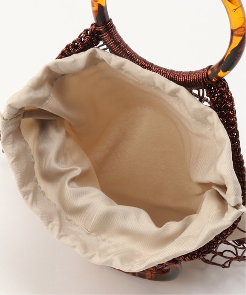 Simplicite（サンプリシテ）の「アクリルハンドルメタリックコードBAG◆（ショルダーバッグ・レディース・ホワイト/パープル/ブラウン/シルバー・FREE）」の14枚目の写真